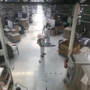 Disinfection of the factory on 03.04.2020 to prepare for the restart of production on 14.04.20